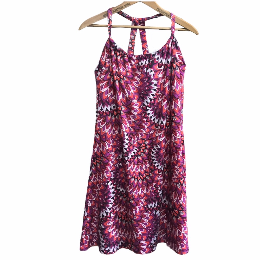 PrAna women’s floral athletic yoga tennis dress